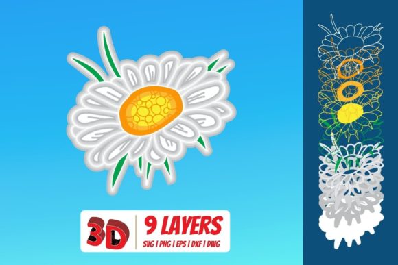 3D Chamomile SVG: A Versatile Digital Asset for Creative Projects