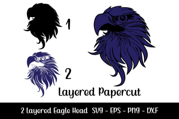 3D Layered Eagle SVG Eagle Cut File for Creative and Practical Applications