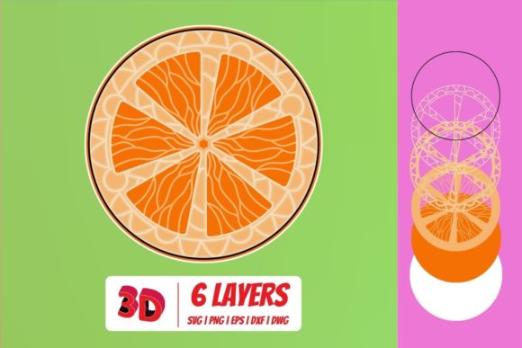 3D Orange SVG Cut File: A Versatile Tool for Creators and Entrepreneurs