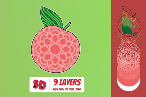 3D Peach SVG Cut File: Strategic Use for Creative and Business Applications