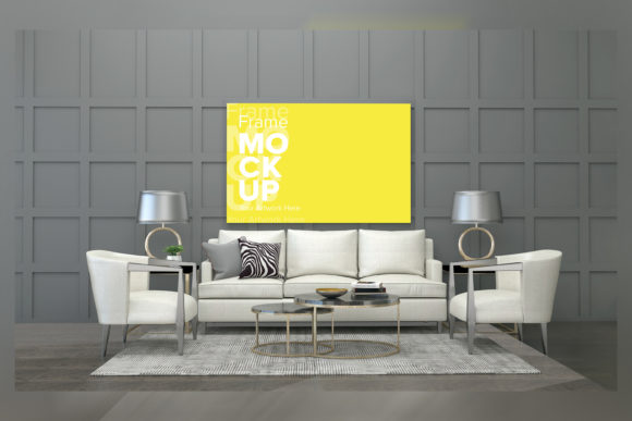 3D Rendered Interior Living Room Mockup: Transforming Design and Consumer Experiences