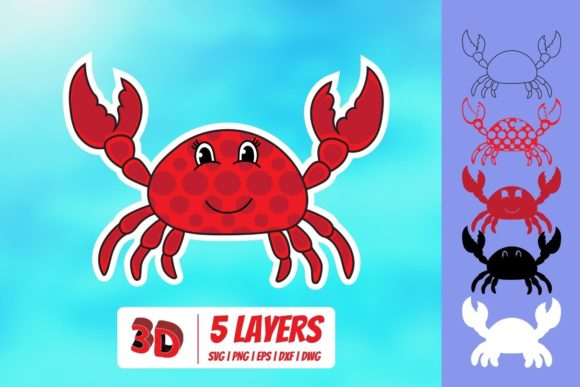 Bringing Dimensional Depth to Digital Design with 3D Crab SVG