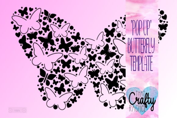 Butterfly Pop Up 3D SVG DXF Explained