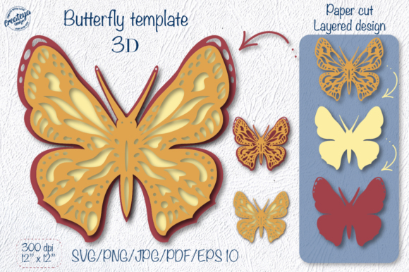 Butterfly SVG Layered 3D Template: A Comprehensive Evaluation