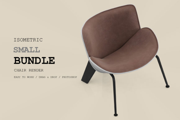 Isometric Chair 3D Render Pack 142: A Versatile Tool for Creative and Professional Use