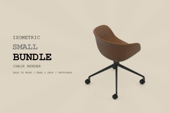 Isometric Chair 3D Render Pack 156: A Versatile Tool for Creative and Professional Use