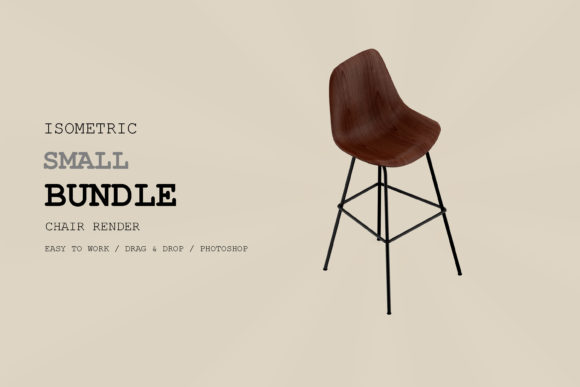 Isometric Chair 3D Render Pack 170: A Versatile Tool for Design and Visualization