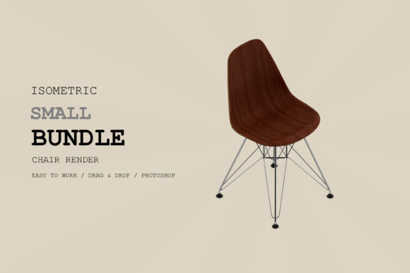 Isometric Chair 3D Render Pack 171: A Versatile Tool for Design and Visualization