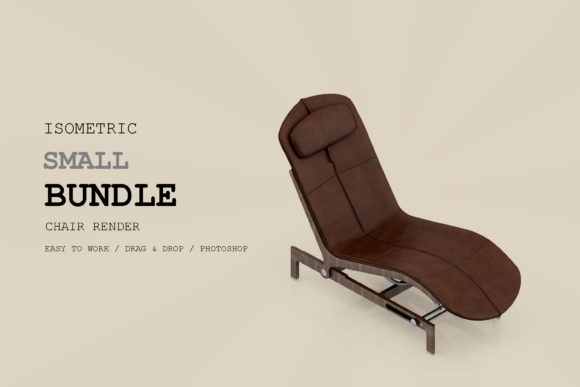 Isometric Chair 3D Render Pack 232: A Versatile Tool for Design and Visualization