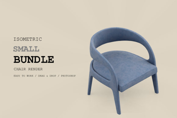 Isometric Chair 3D Render Pack 248: A Versatile Tool for Design and Visualization