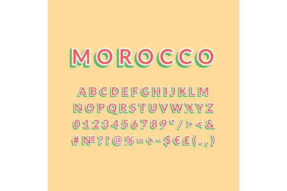Morocco Vintage 3d Vector Alphabet Set: A Strategic Tool for Creative and Business Success