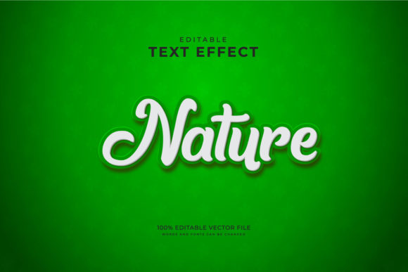 Nature 3D Editable Text Style Effect: A Hands-On Look at When and Why It Works