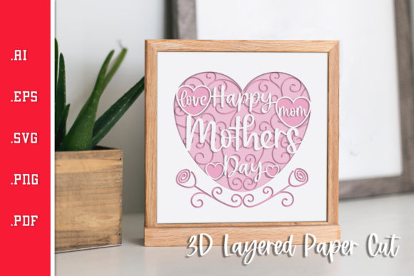 The Art of Personalization: How Mothers Day 3D Layered Paper Cut SVGs Are Redefining Creative Expression