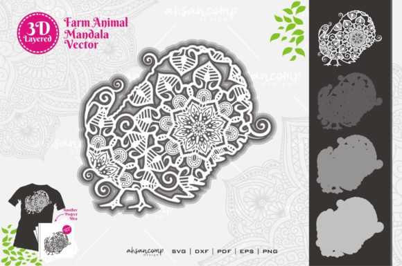 Using Farm Animal Mandala SVG 3D Layered 15 as a Strategic Creative Asset